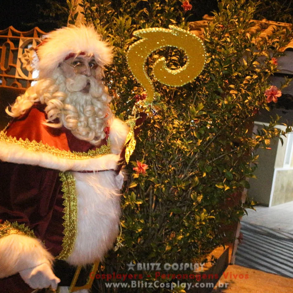 Papai Noel trazendo alegria em São Silvestre de Jacare Papai Noel trazendo alegria em São Silvestre de Jacare